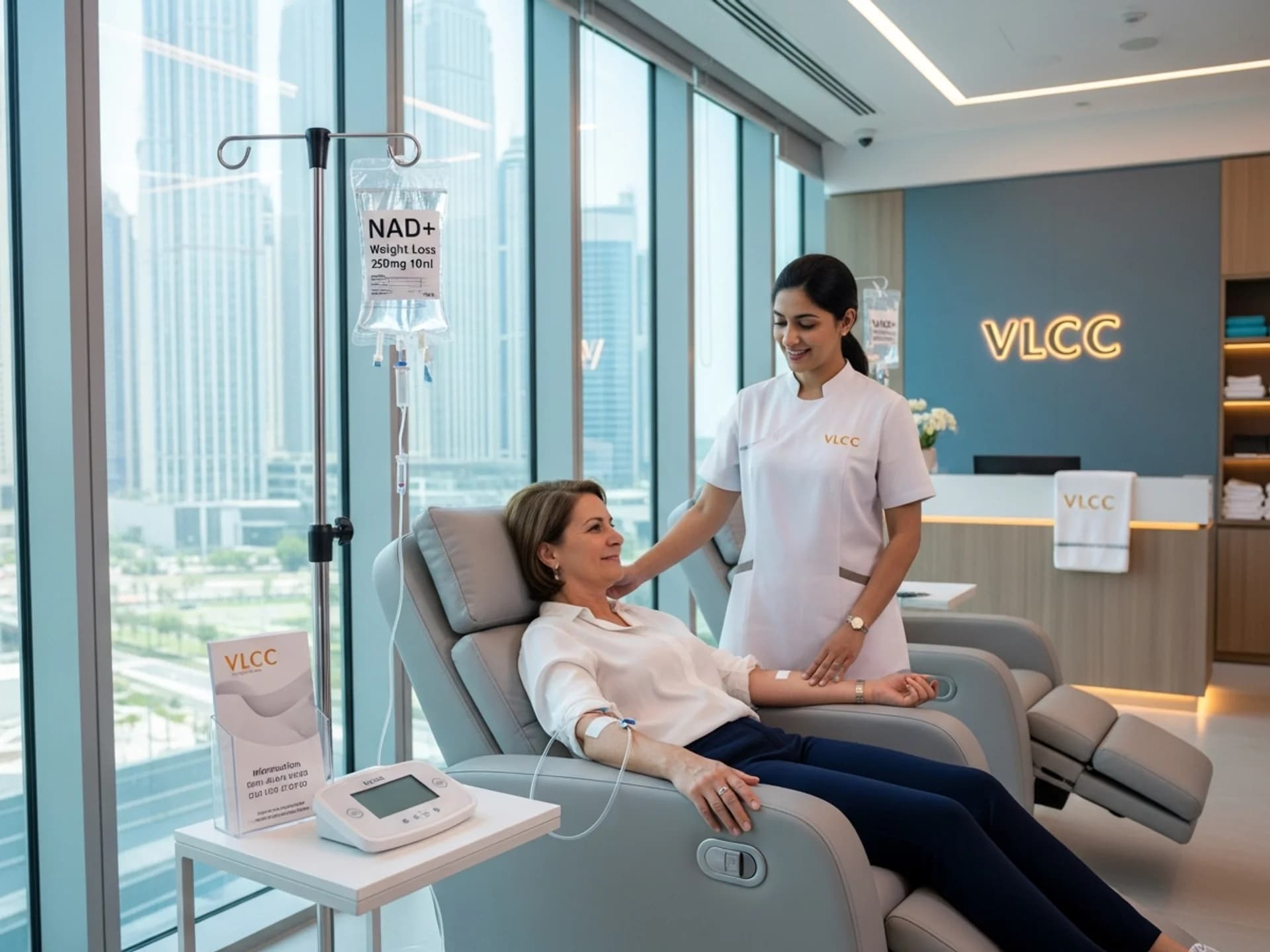  
خطة علاجية لمدة 3 أشهر باستخدام محلول NAD+ لفقدان الوزن، 250 ملغ/10 مل، عن طريق الوريد - Healthcare service image